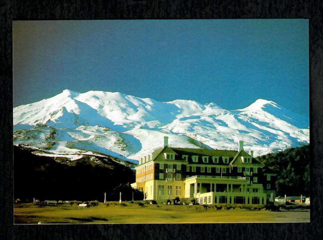 Modern Coloured Postcard by Eric Young of Mt Ruapehu. - 446826 - Postcard image 0