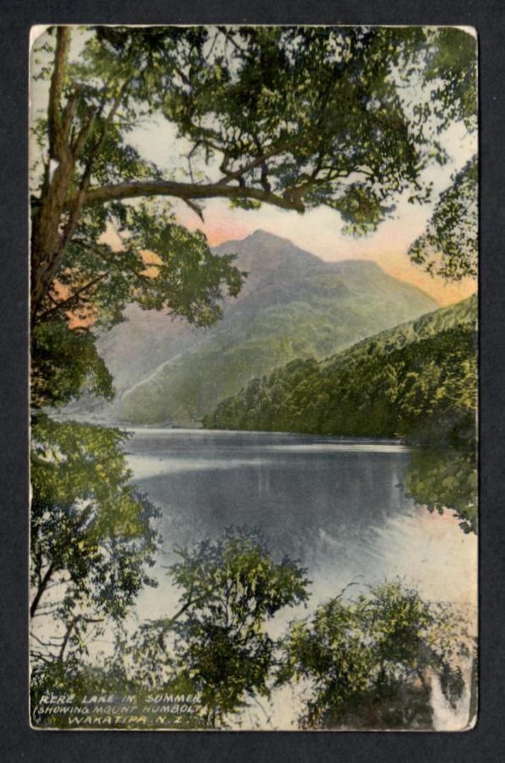 Coloured postcard of Rere Lake in Summer. - 49483 - Postcard image 0