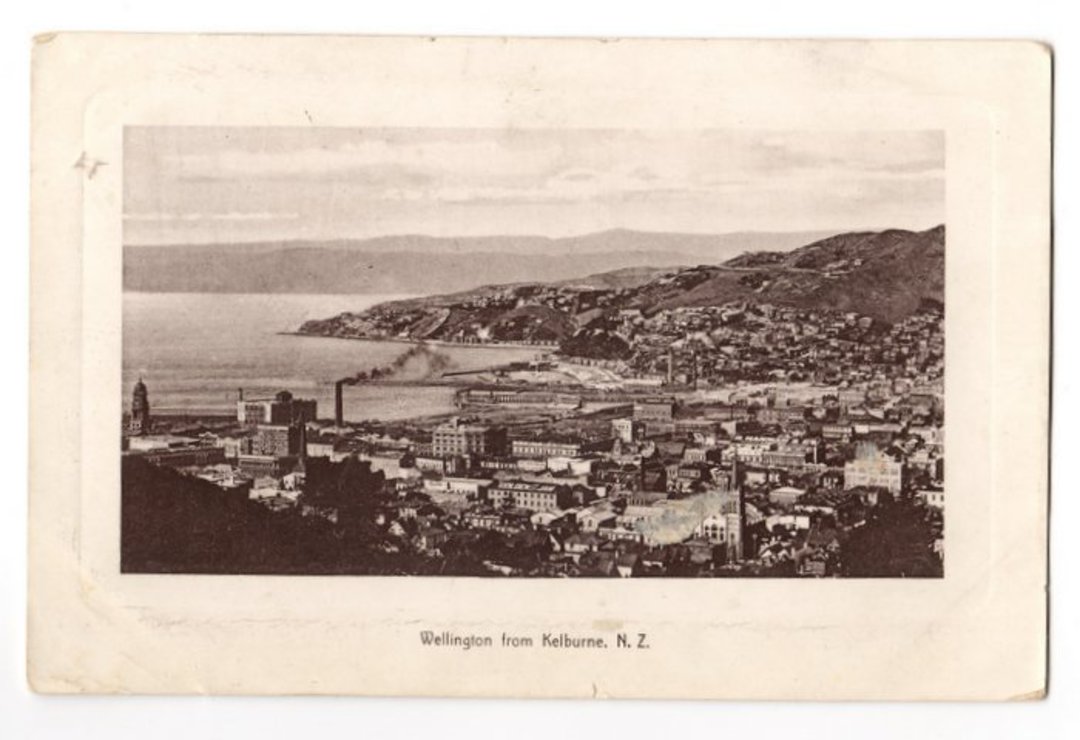 Real Photograph of Wellington from Kelburne. - 47486 - Postcard image 0