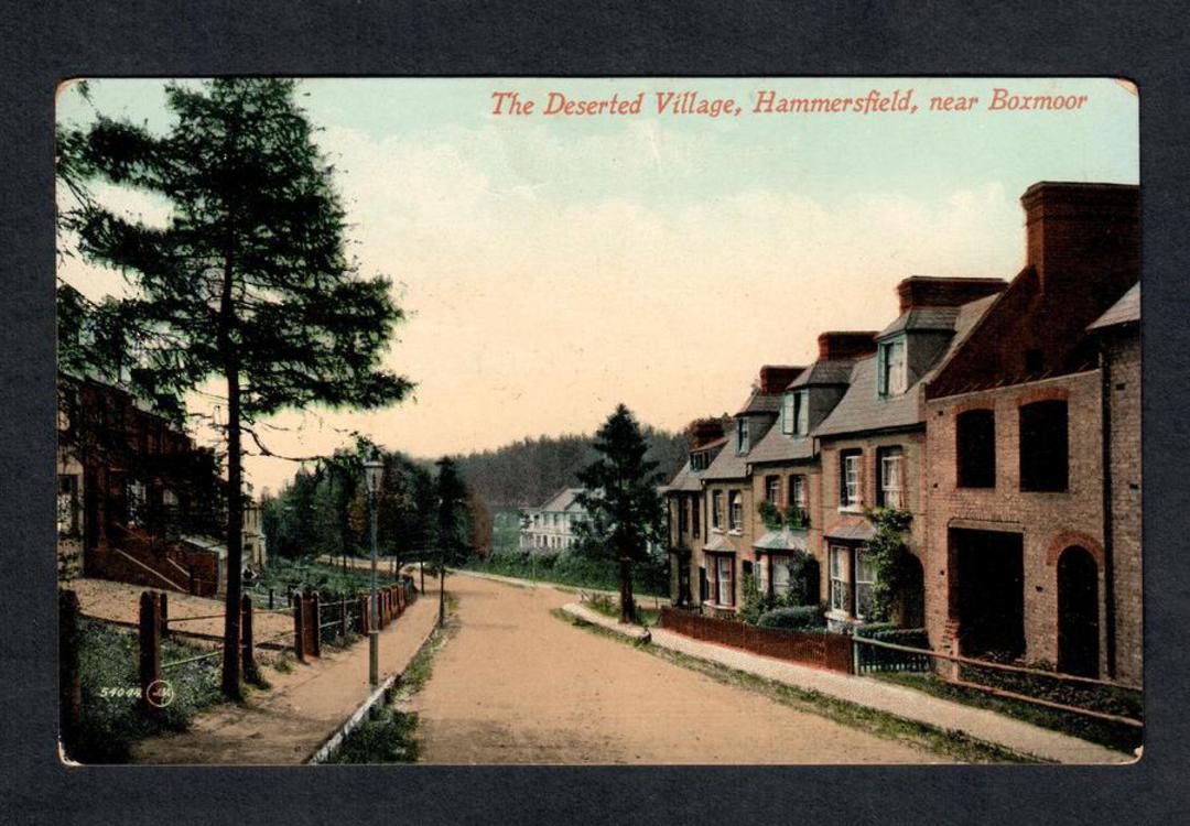 Coloured postcard of The Deserted Village Hammersfield near Boxmoor. - 42592 - Postcard image 0
