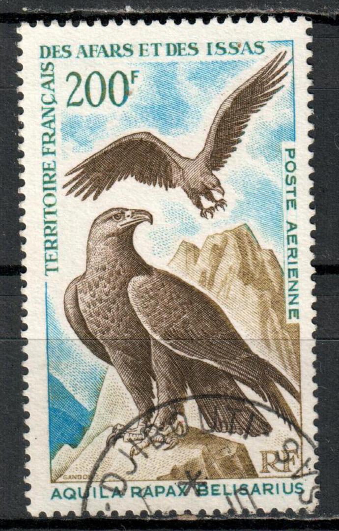 FRENCH TERRITORY of the AFARS and the ISSAS 1967 Airmail Definitive 200f Tawney Eagles. The high value in the set. - 80017 - VFU image 0
