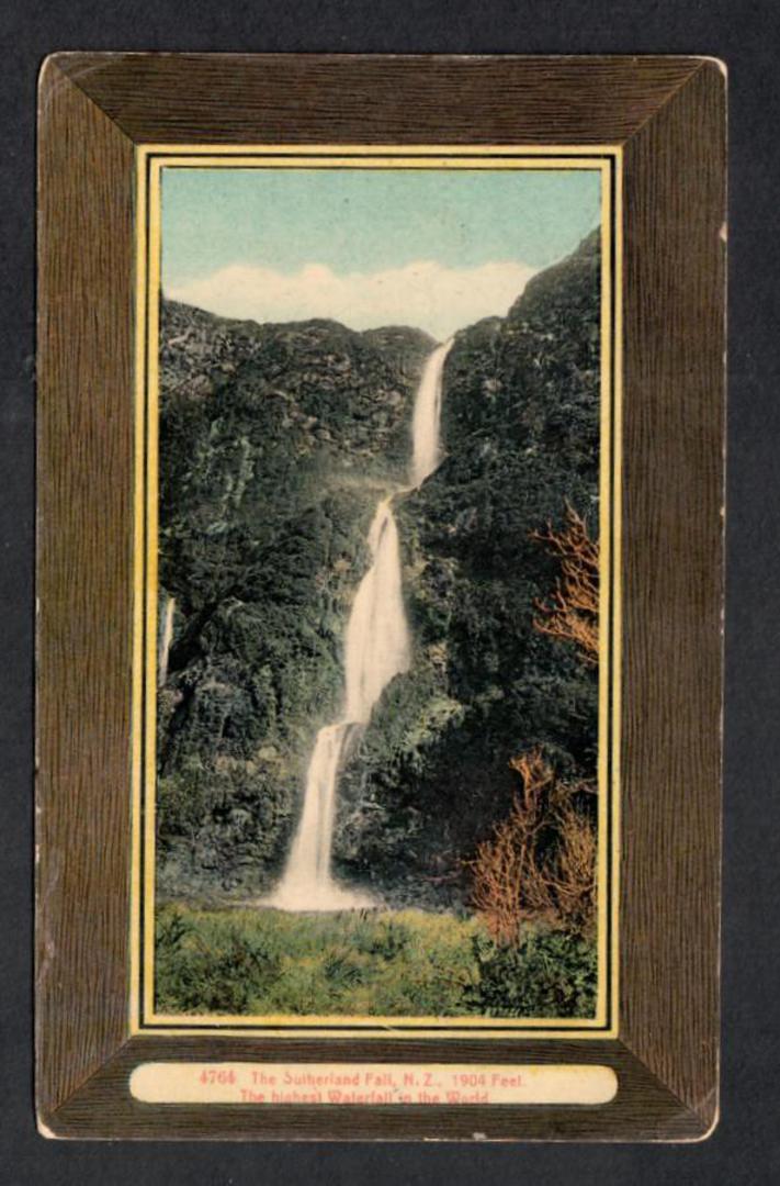 Coloured Postcard of Sutherland Falls. - 49822 - Postcard image 0