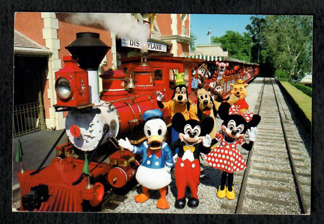 Modern Coloured Postcard of Disney Train. - 444925 - Postcard image 0