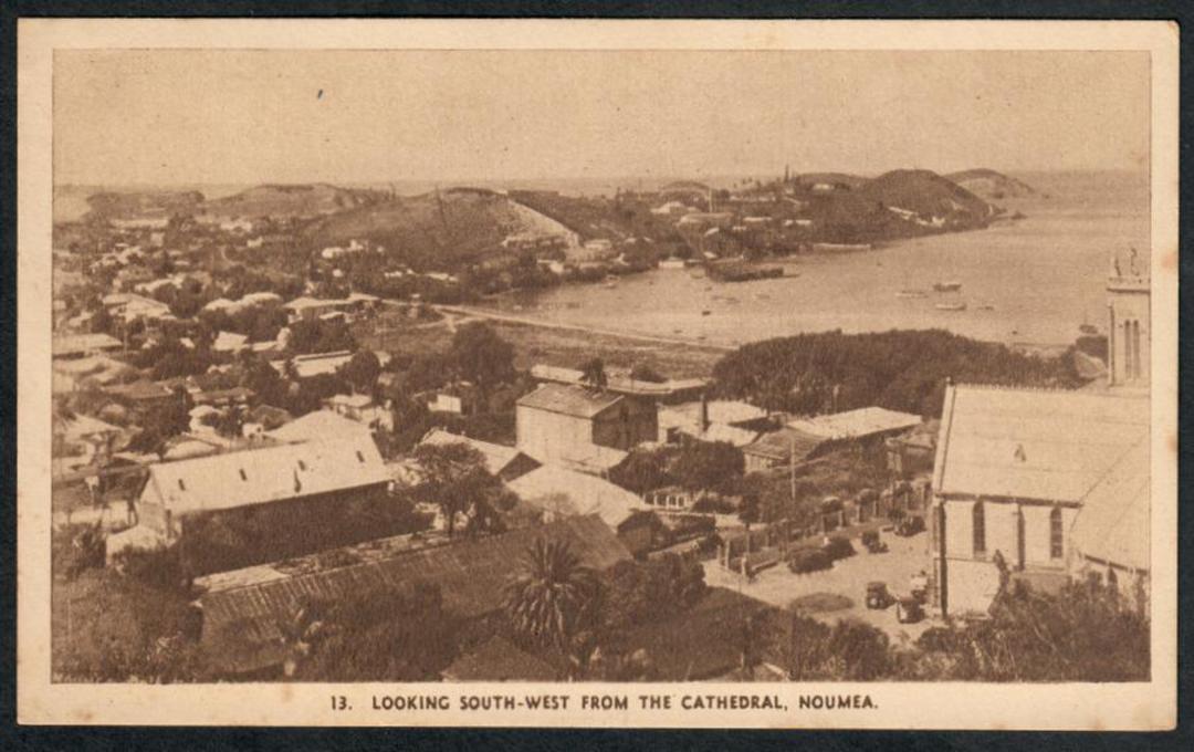 NOUMEEA View from the Cathedral. Sepia Postcard. - 243915 - Postcard image 0