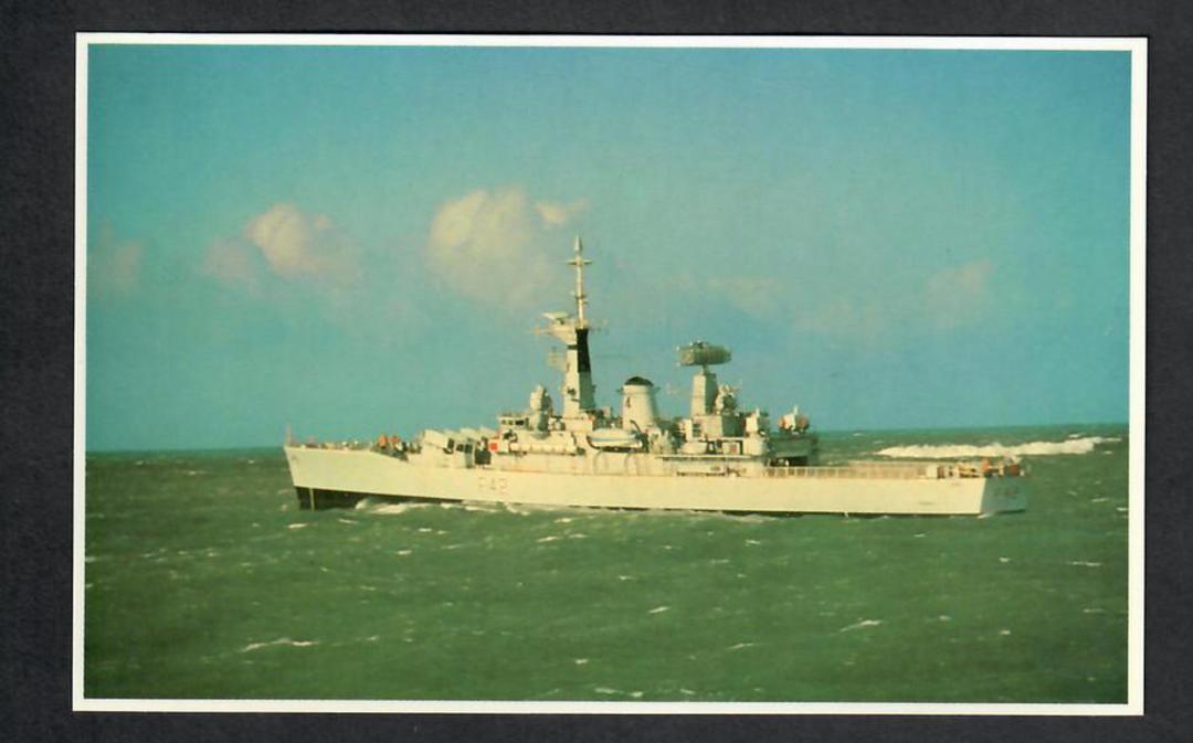 War in the South Atlantic. Coloured postcard. The Leander Class Frigate HMS Phoebe. - 44128 - Postcard image 0