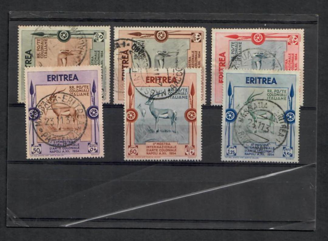 ERITREA 1934 Second International Colonial Exhibition. Postage values. Set of 6. - 22753 - FU image 0