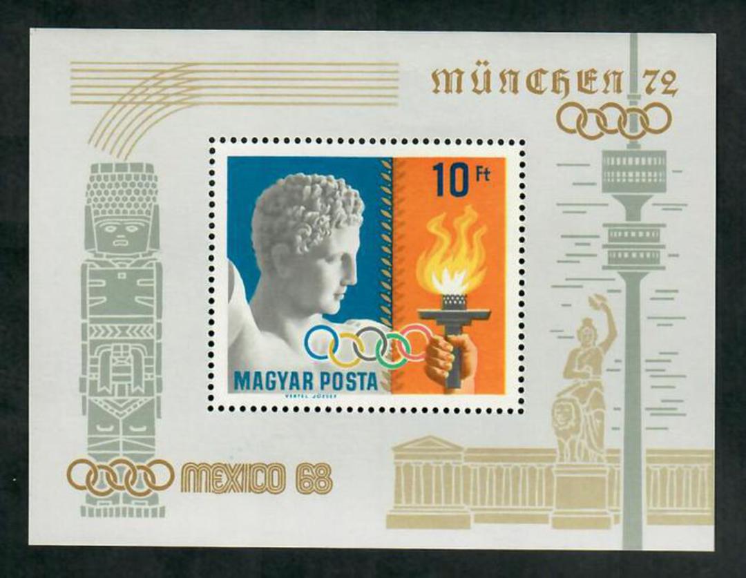 HUNGARY 1969 Olympics miniature sheet. - 51167 - UHM image 0