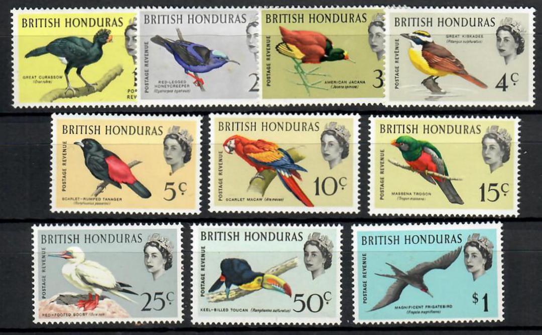 BRITISH HONDURAS 1962 Elizabeth 2nd Definitives. Set to the $1. - 23008 - UHM image 0