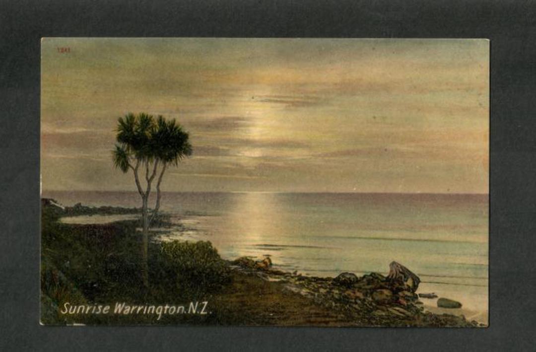 Real Photograph. Sunrise Warrington. - 49278 - Postcard image 0