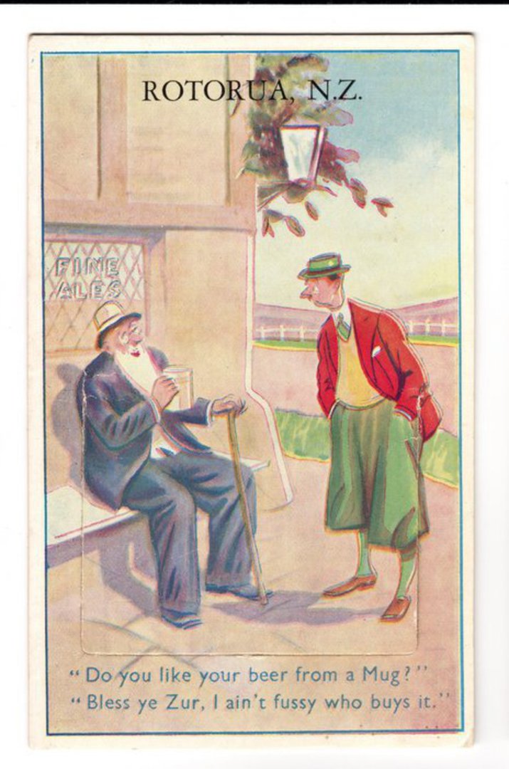 Pocket Novelty Card Rotorua. - 45916 - Postcard image 0