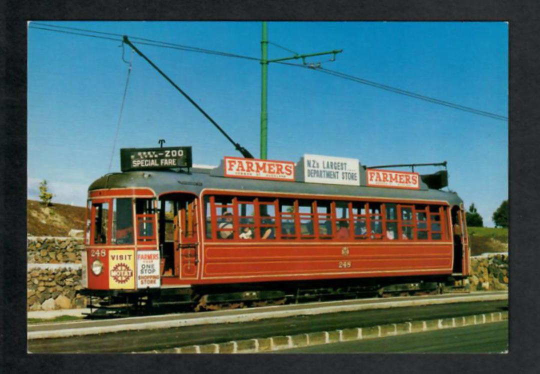 NEW ZEALAND Modern Coloured Postcard of Auckland Streamliner Tram 248 at MOTAT. - 444056 - Postcard image 0