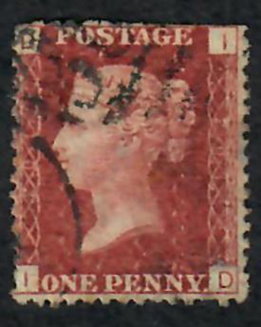 GREAT BRITAIN 1858 1d Red Plate 201 Letters DIID. - 70201 - FU image 0