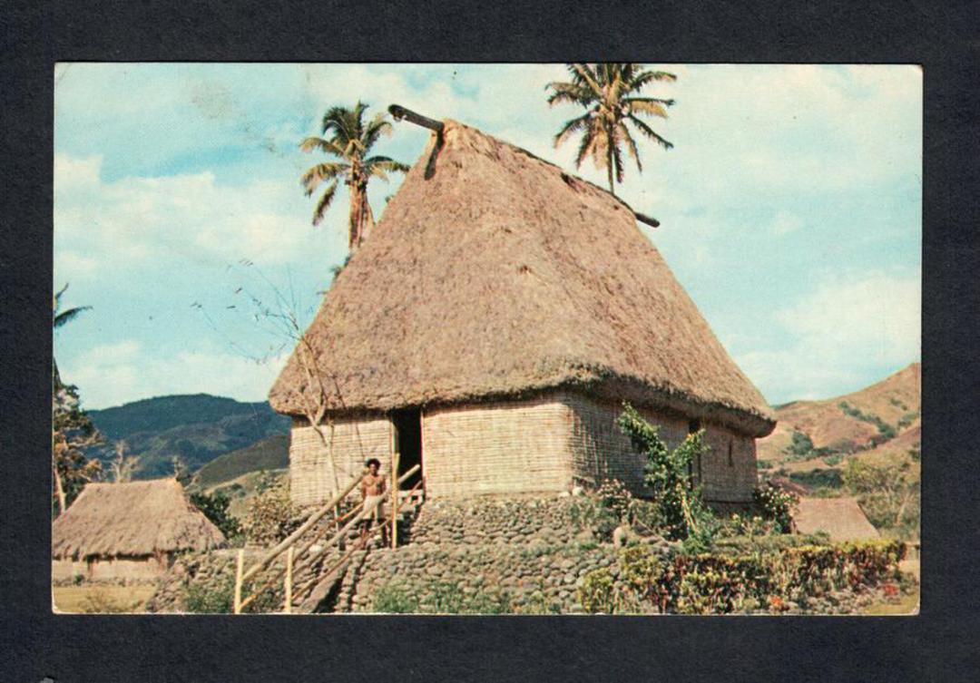 FIJI Coloured Postcard of Chief's House. - 243849 - Postcard image 0