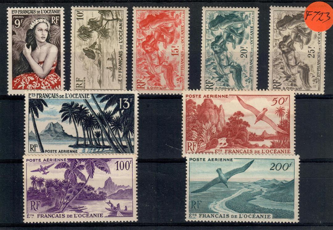 FRENCH POLYNESIA 1948 Definitives. Set of 24. - 20956 - Mint image 0