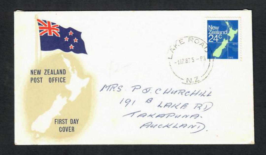NEW ZEALAND Postmark Auckland LAKE ROAD. C Class cancel on cover. - 31560 - Postmark image 0