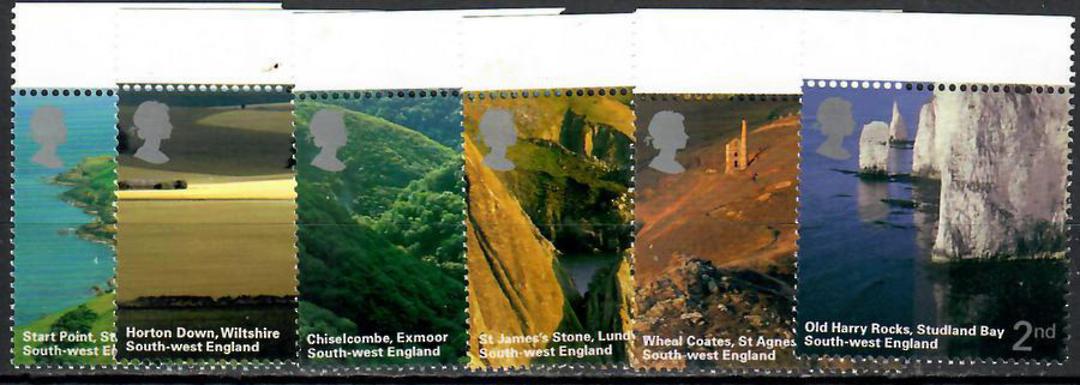 GREAT BRITAIN 2005 A British Journey South West England. Set of 6. - 88338 - UHM image 0