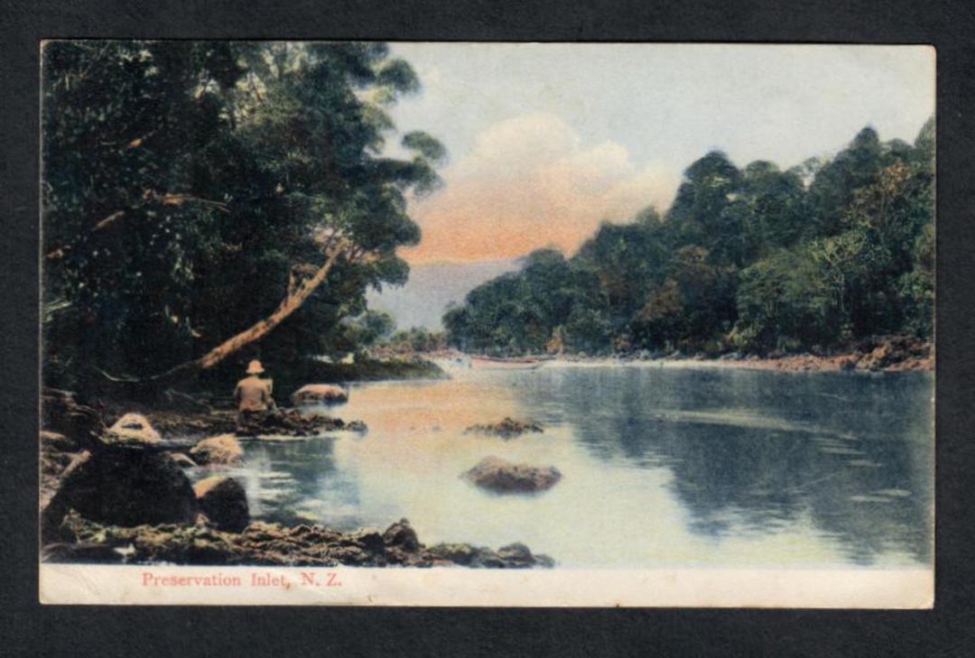 Coloured Postcard of Preservation Inlet. - 49839 - Postcard image 0