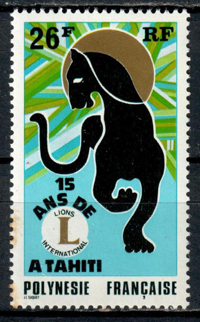 FRENCH POLYNESIA 1975 15th Anniversary of the Tahiti Lions Club. - 75395 - UHM image 0
