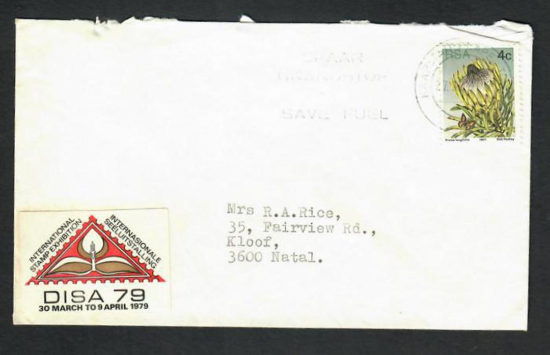 SOUTH AFRICA 1979 Internal Letter with cinderella Disa '79 International Stamp Exhibition. - 31979 image 0