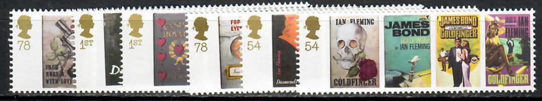 GREAT BRITAIN 2008 Centenary of the Birth of Ian Fleming. Set of 6. - 88360 - UHM image 0