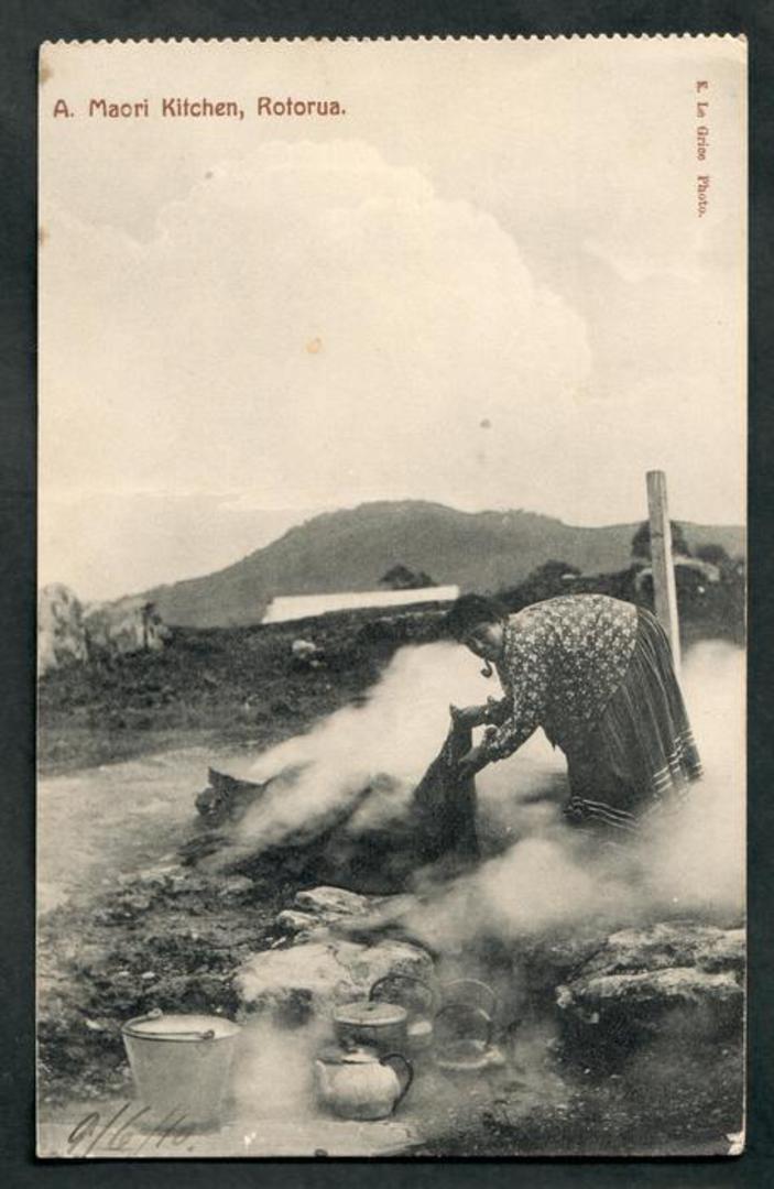 Postcard of a Maori Kitchen. Rotorua. - 49591 - Postcard image 0