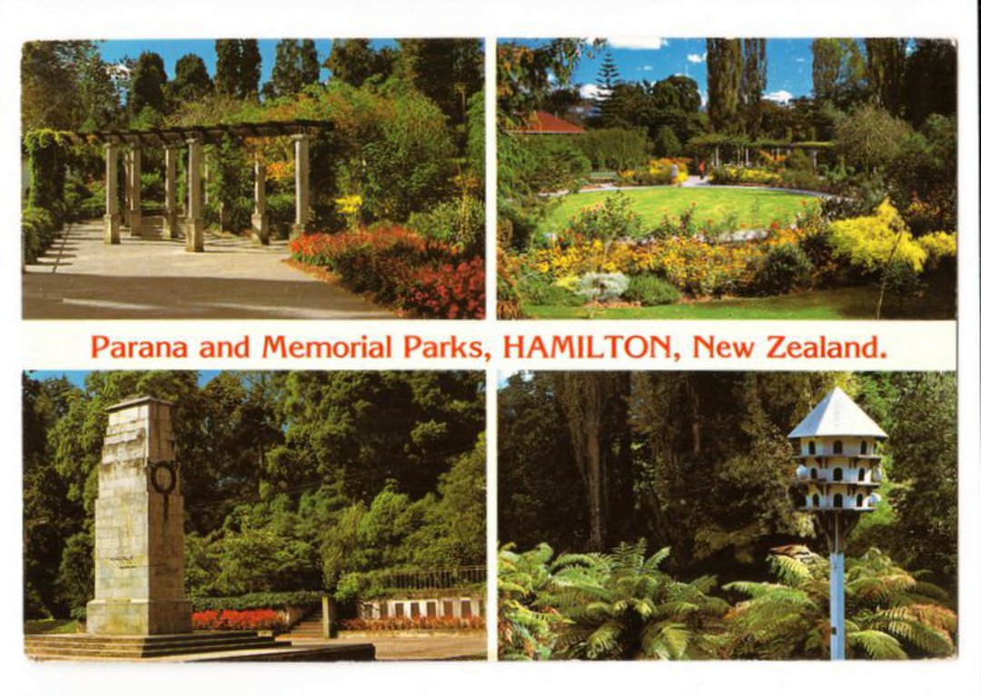 Modern Coloured Postcard of Parana and Memorial Parks Hamilton. - 45803 - Postcard image 0