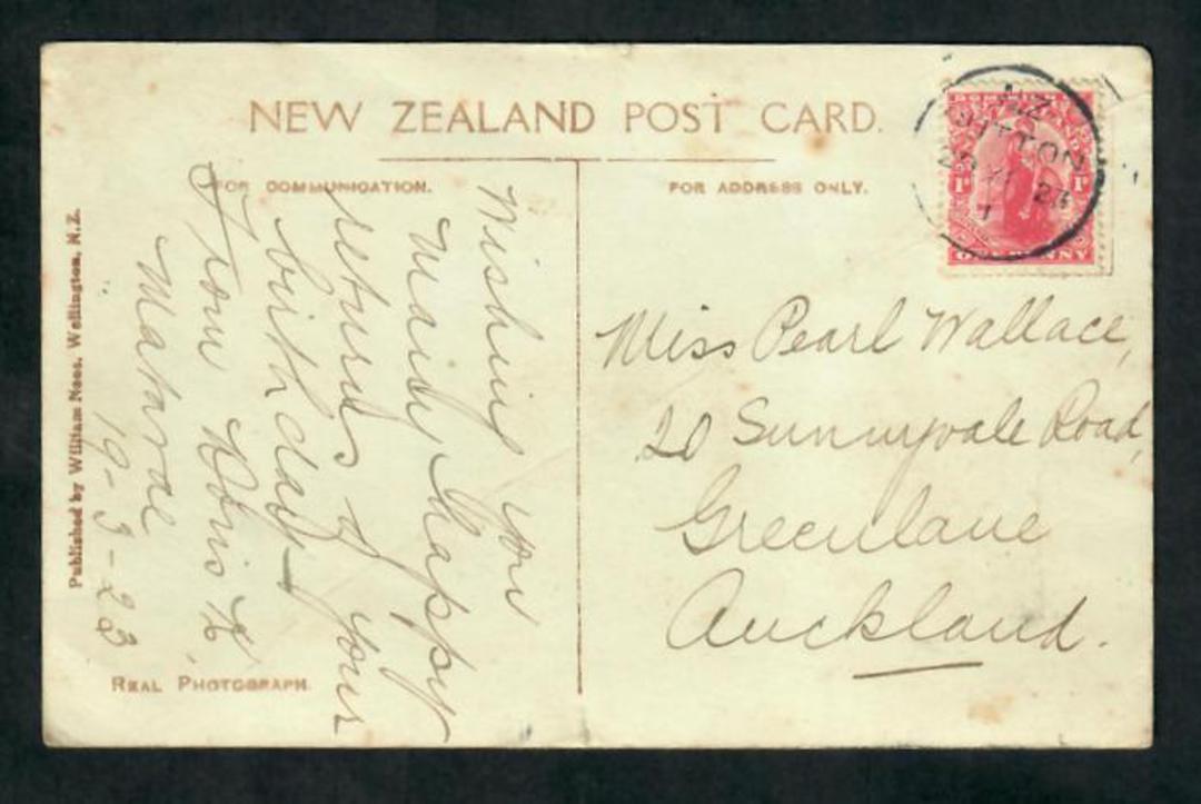NEW ZEALAND Postmark Dunedin SUTTON. A Class cancel on postcard. - 30767 - Postmark image 0