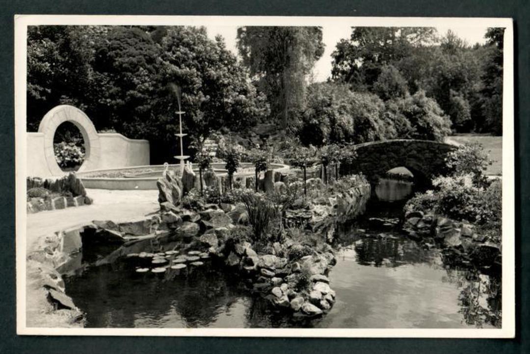Real Photograph of The Wonderland Gardens Oamaru - 49531 - Postcard image 0
