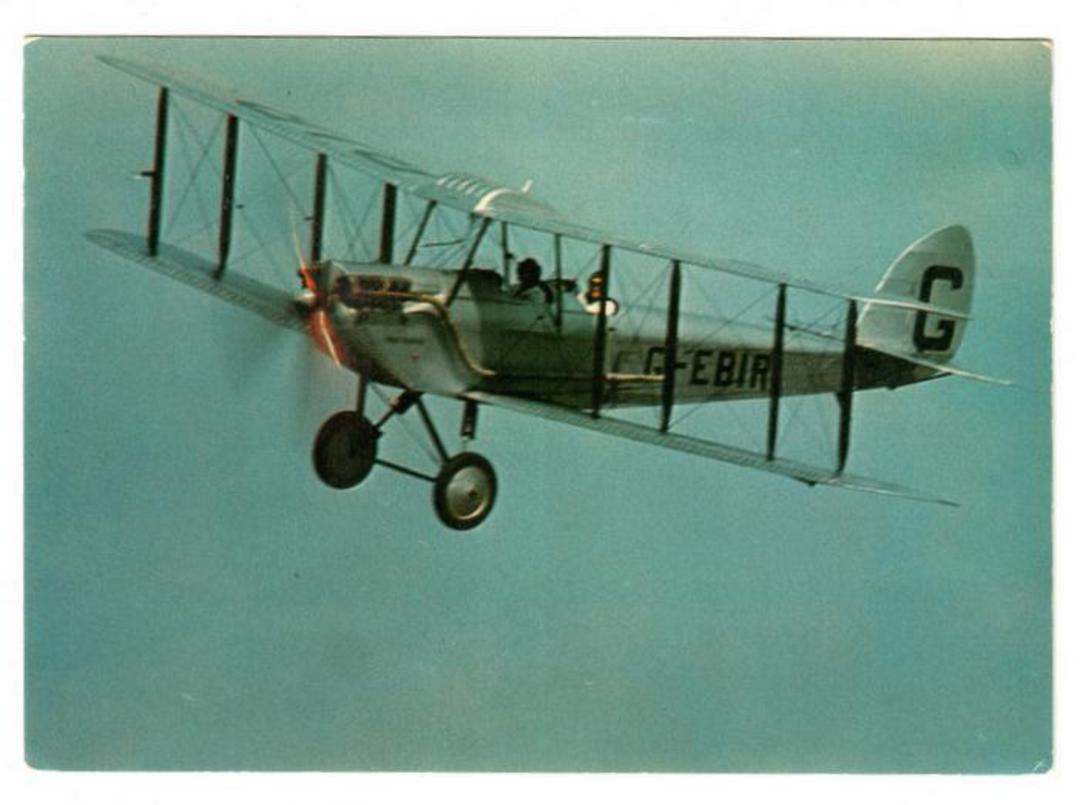 Coloured postcard of De Havilland DH51. - 40916 - Postcard image 0