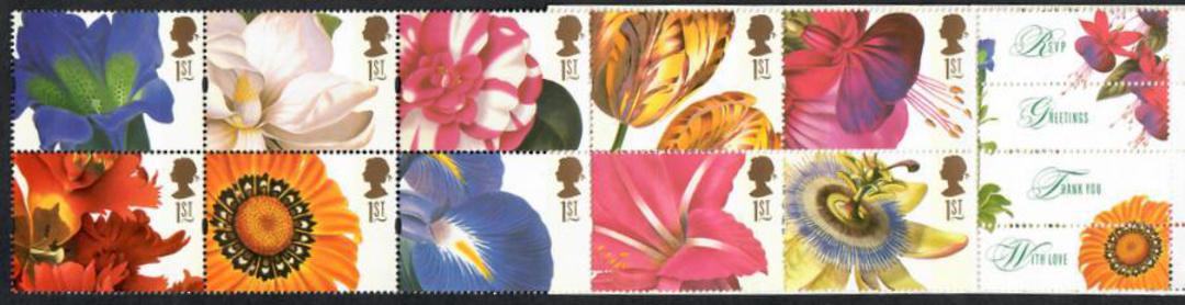 GREAT BRITAIN 1997 Greetings Booklet. Flower Cover. - 389073 - Booklet image 2