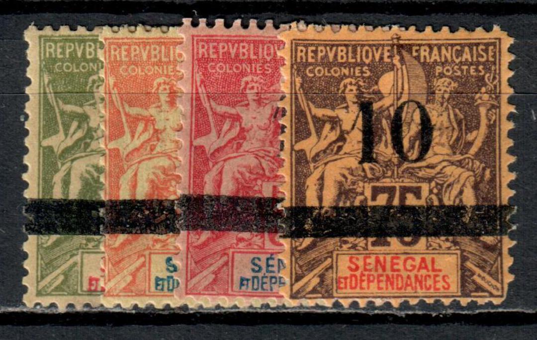 SENEGAL 1903 Definitive Surcharges. Set of 4. - 76539 - Mint image 0