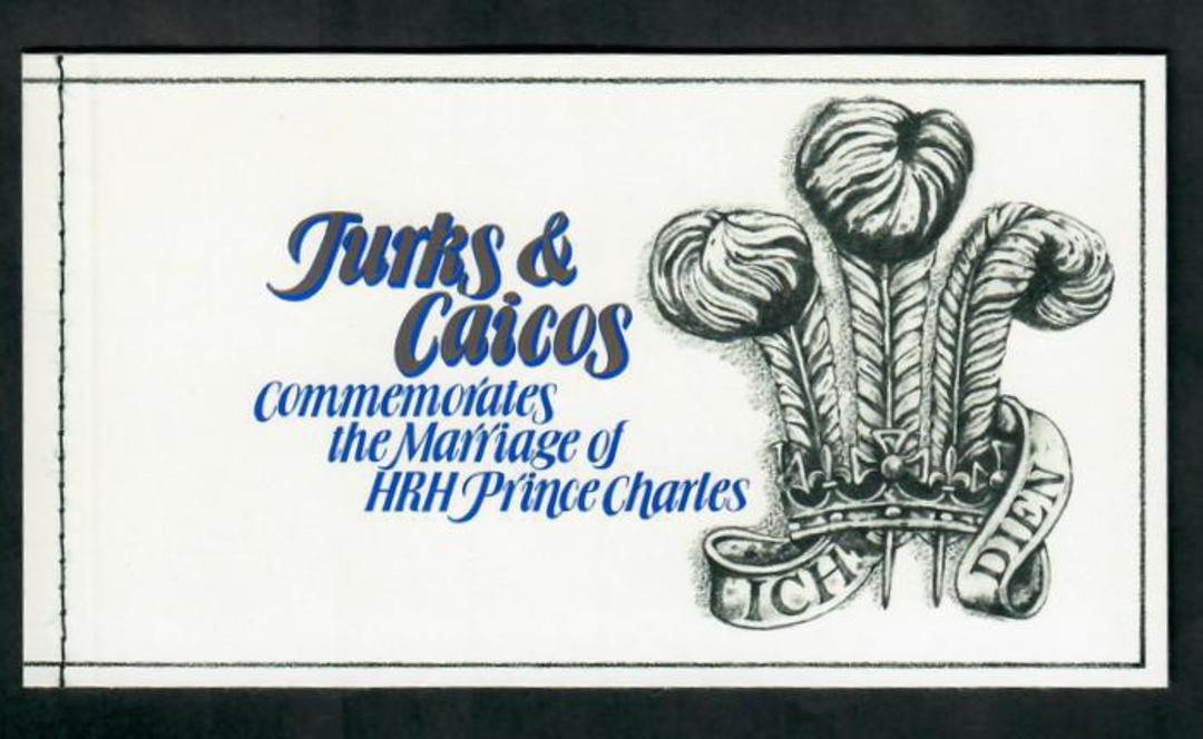 TURKS & CAICOS ISLANDS 1981 Royal Wedding of Prince Charles and Lady Diana Spencer. Booklet. - 31684 - UHM image 0
