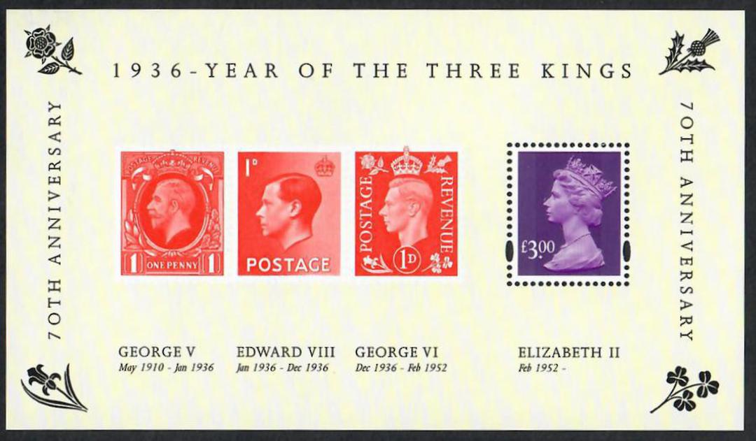 GREAT BRITAIN 2006 70th Anniversary of the Three Kings. Miniature sheet. - 59965 - UHM image 0
