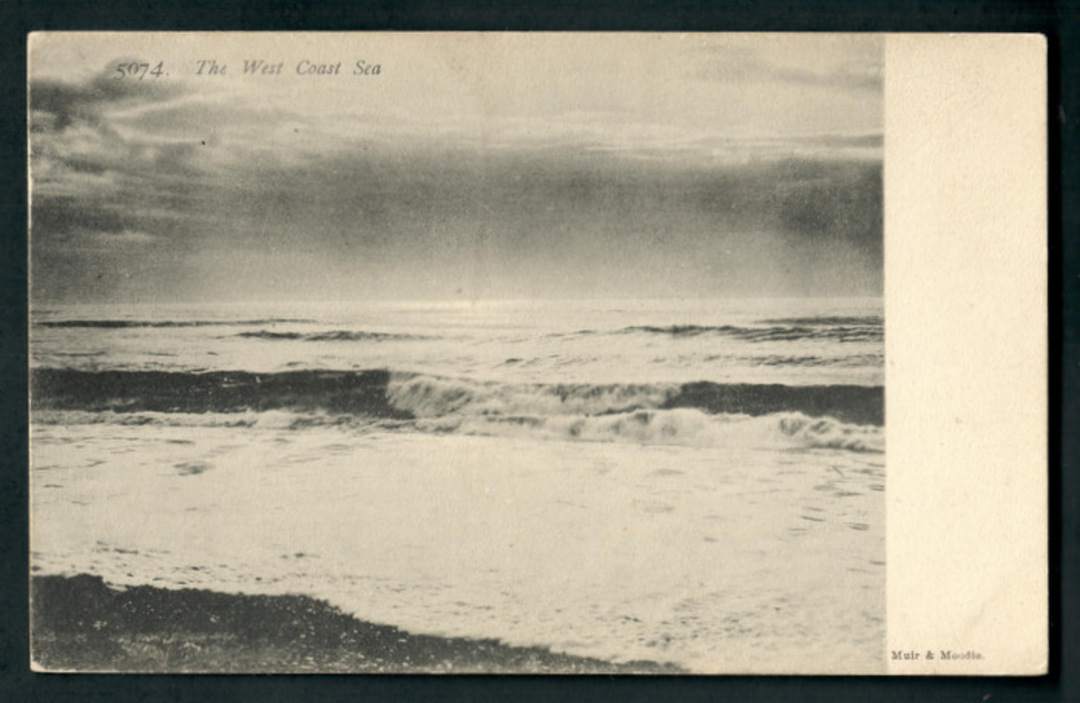 Early Undivided Postcard of West Coast Sea. - 48830 - Postcard image 0