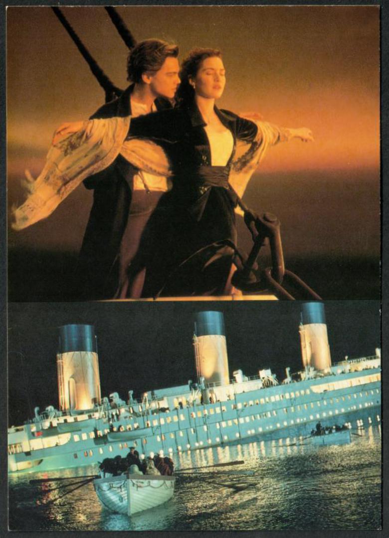 TITANIC ( The Film) Modern Coloured Advertising Postcard. - 444367 - Postcard image 0