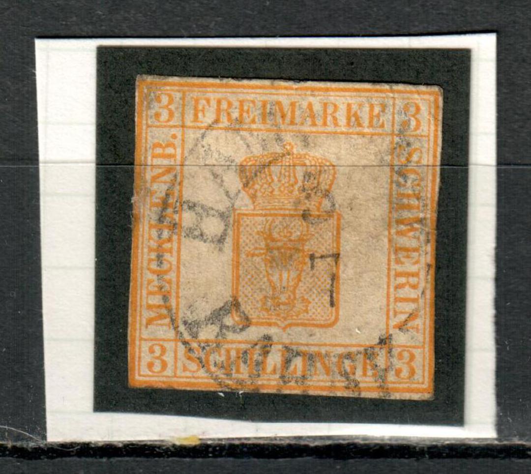 MECKLENBURG-SCHWERIN 1856 Definitive 3s Yellow. From the collection of H Pies-Lintz. - 76998 - GU image 0