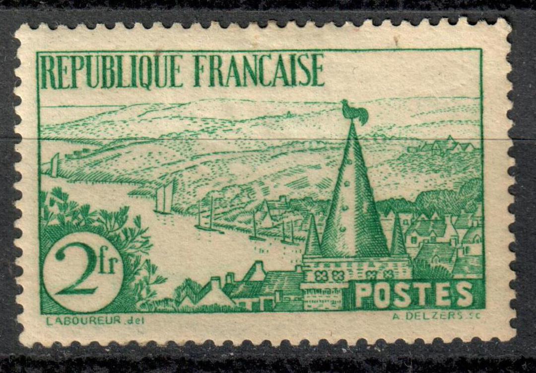 FRANCE 1935 Definitive 2fr Bright Green. - 690 - Mint image 0