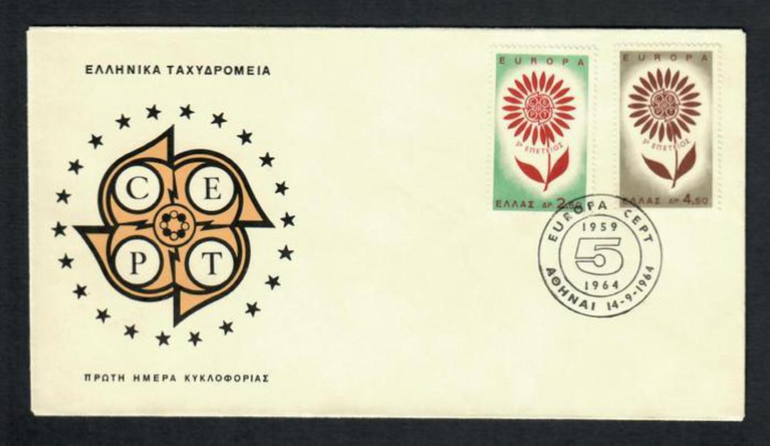 GREECE 1964 set of 2. - 30684 - FDC image 0
