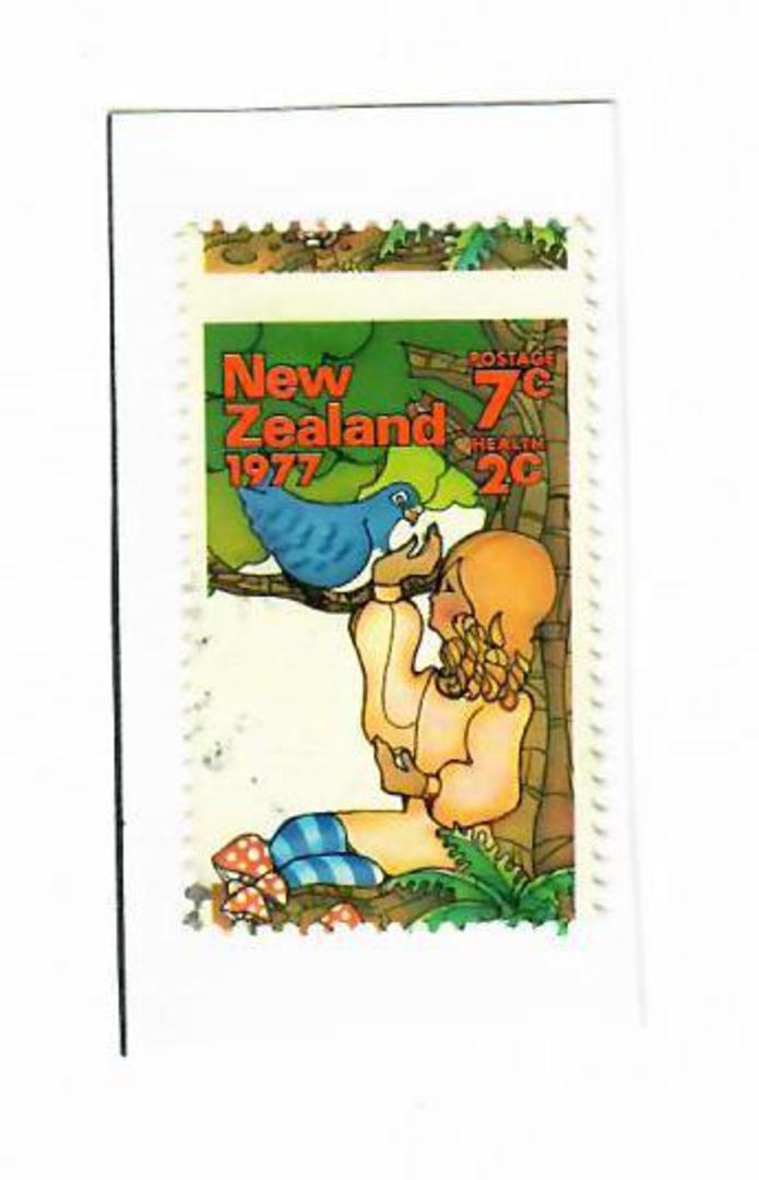 NEW ZEALAND 1977 Health 7c Multicoloured with major printing error. (refer (or ask for) scan. - 3908 - VFU image 0