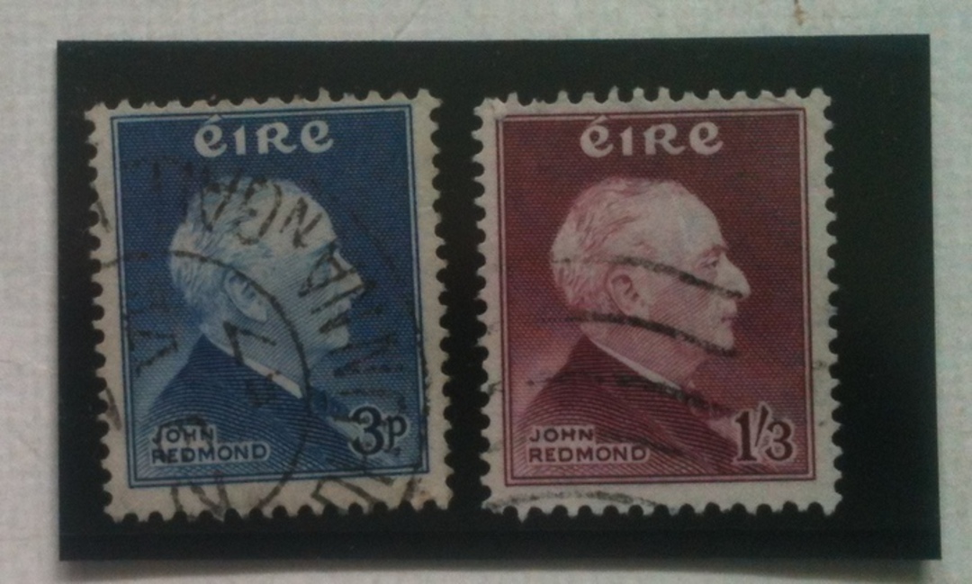 IRELAND 1957 Centenary of the Birth of John Redmond. Set of 2. - 315 - FU image 0