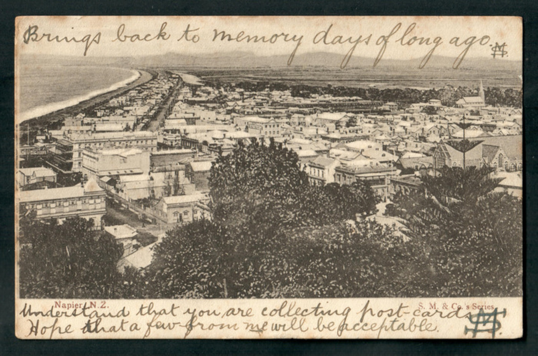 Postcard of Napier. Part of an Railway Travelling Post Office Postmark. - 47939 - Postcard image 0