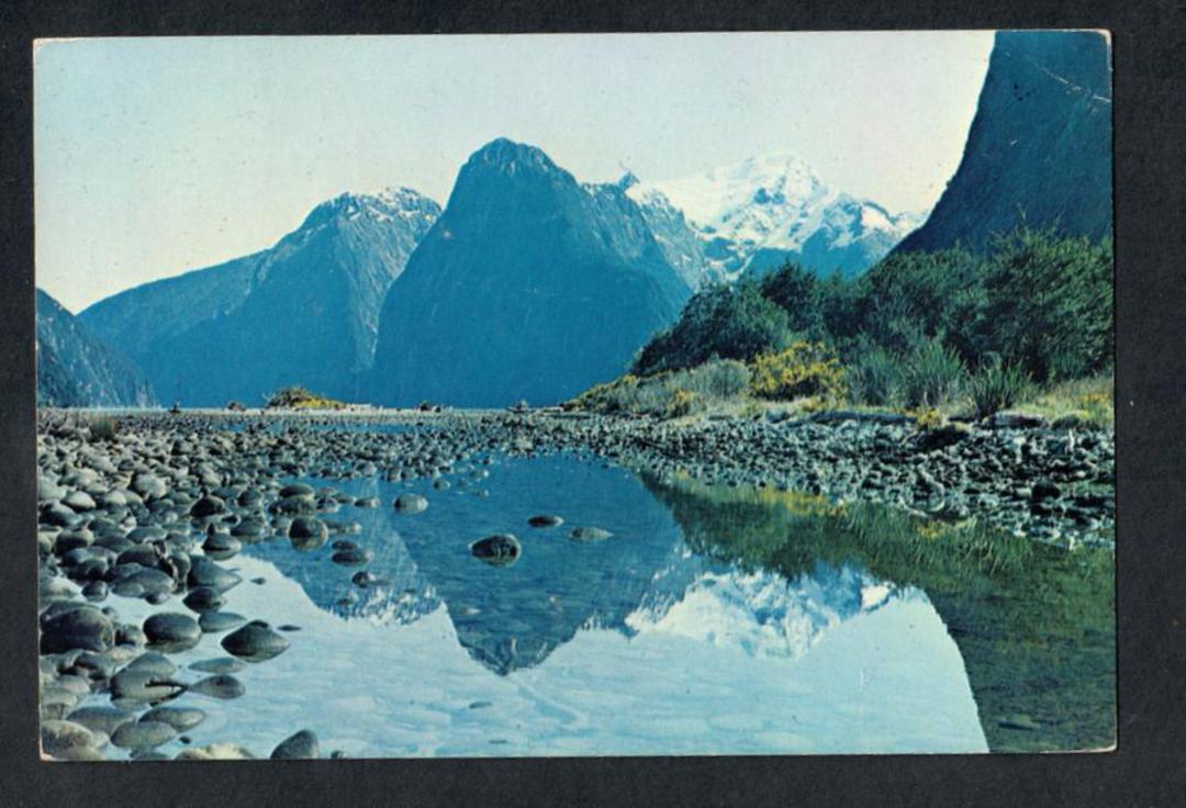 Modern Coloured Postcard by Gladys Goodall of the Elephant the Lion and Pembroke at Milford Sound. - 444426 - Postcard image 0