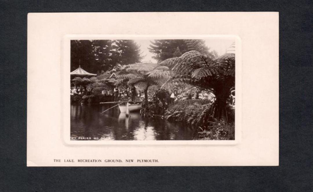 Real Photograph of The Lake Recreation Grounds New Plymouth. - 47077 - Postcard image 0