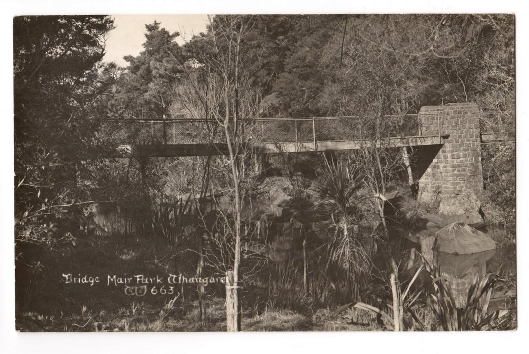 Real Photograph by Woolley of Bridge Mair Park. - 44861 - Postcard image 0
