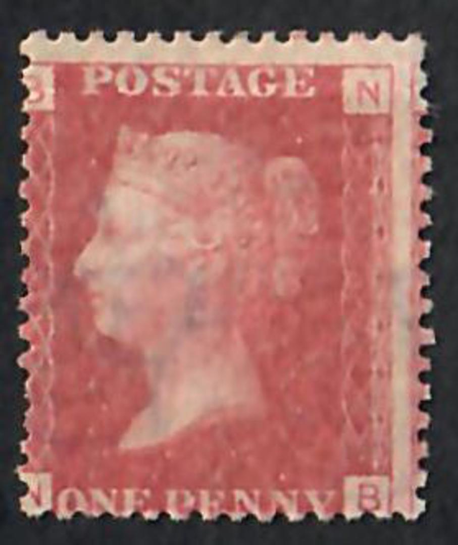 GREAT BRITAIN 1858 1d Red Plate 137. - 70066 - Mint image 0