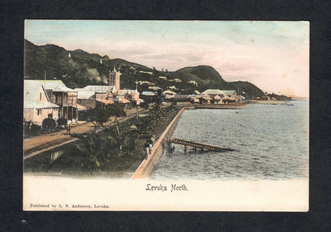FIJI Coloured Postcard of Levuka North. - 243815 - Postcard image 0