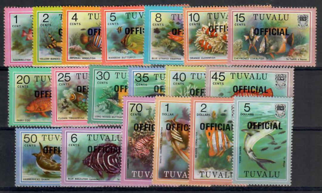TUVALU 1981 Official. Set of 19. - 22010 - UHM image 0