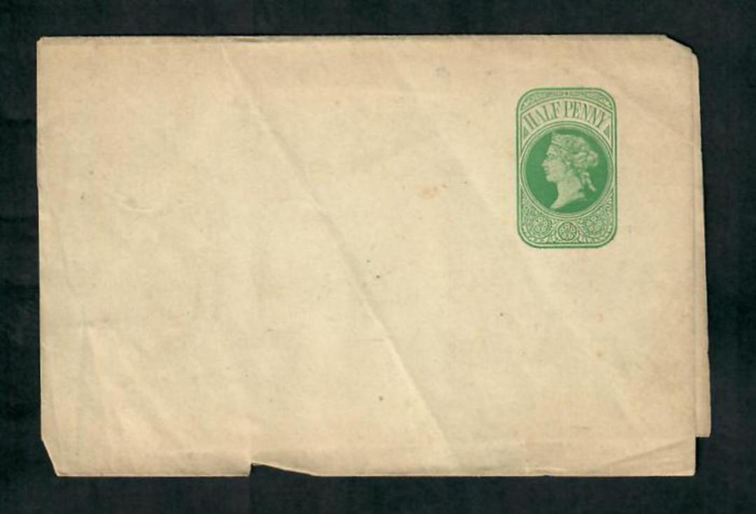 GREAT BRITAIN 1850 approx Victoria 1st Neewspaper Wrapper. Reasonable condition. Unused. - 30373 - PostalHist image 0