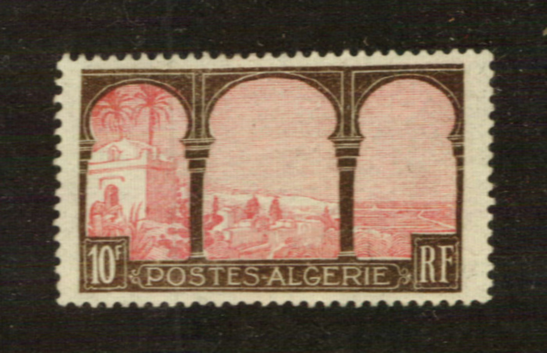 ALGERIA 1926 Definitive 10fr Carmine and Brown. - 76438 - Mint image 0