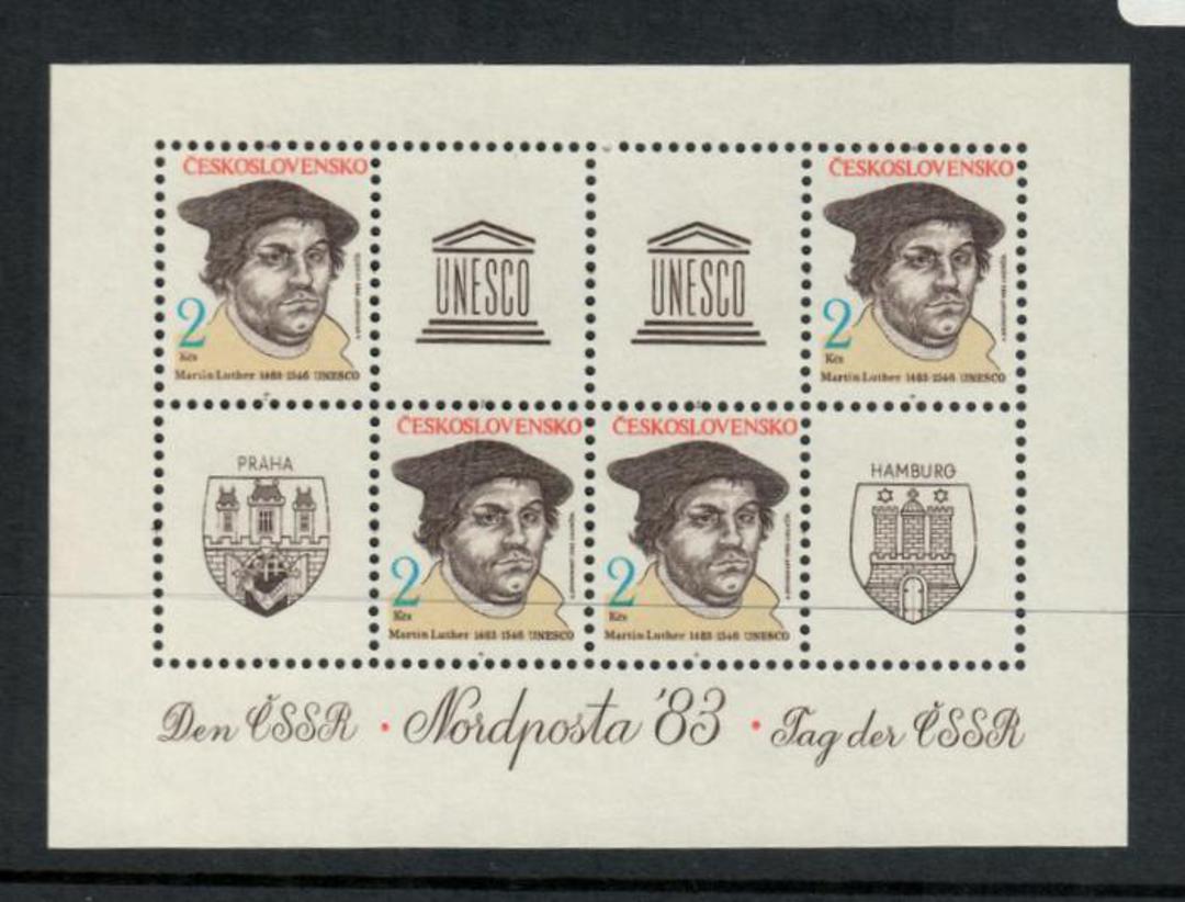 CZECHOSLOVAKIA 1983 Nordposta '83 International Stamp Exhibition. Sheetlet. Refer note in SG. - 52516 - UHM image 0